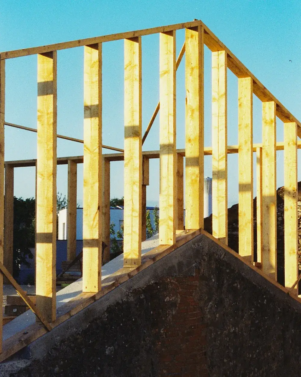 Interior structure and framing works in progress