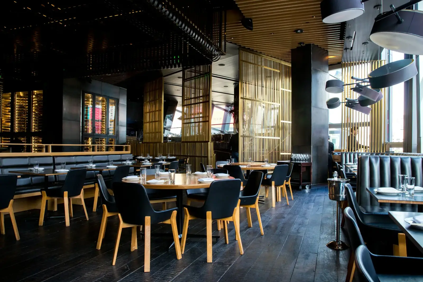 Salo dining room at night